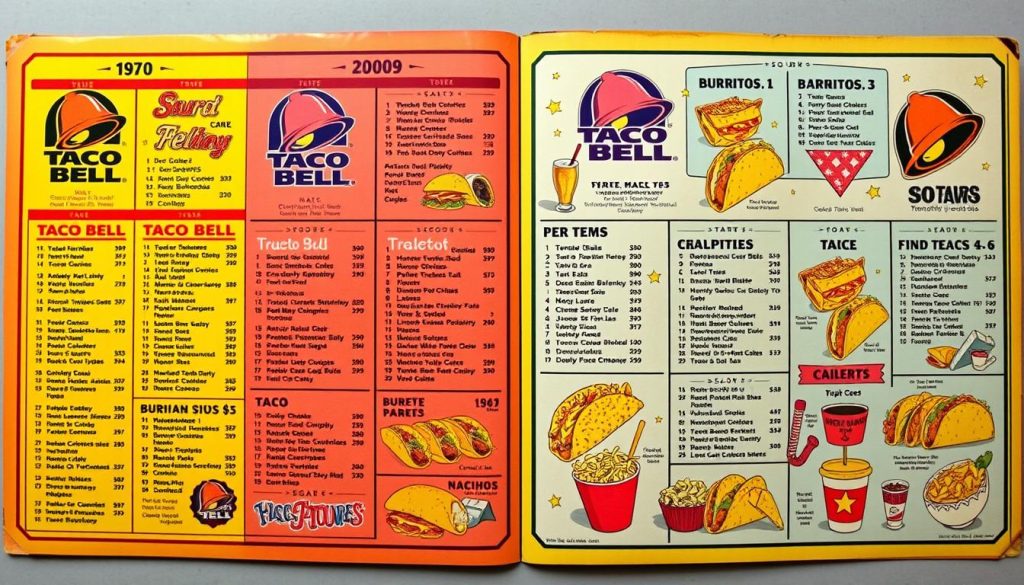 taco bell decades menu