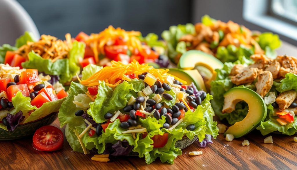 taco bell salad nutrition