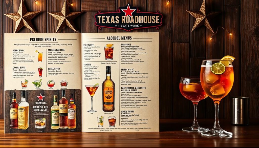 texas roadhouse alcohol menu