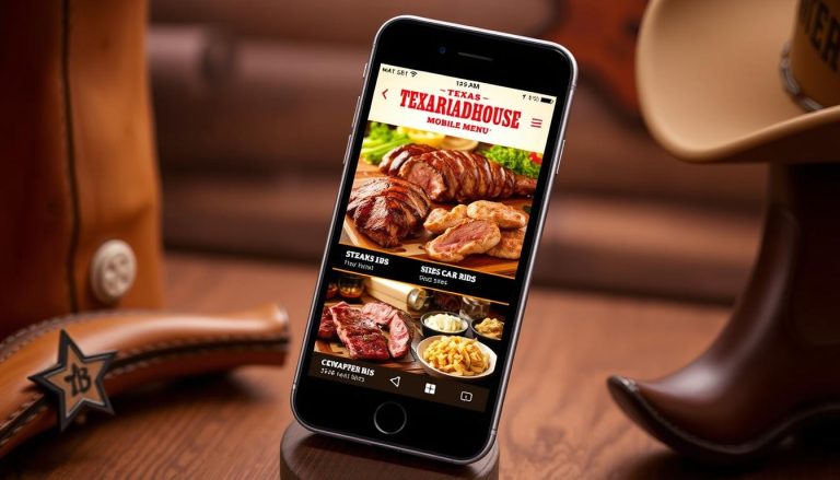 texas roadhouse mobile menu