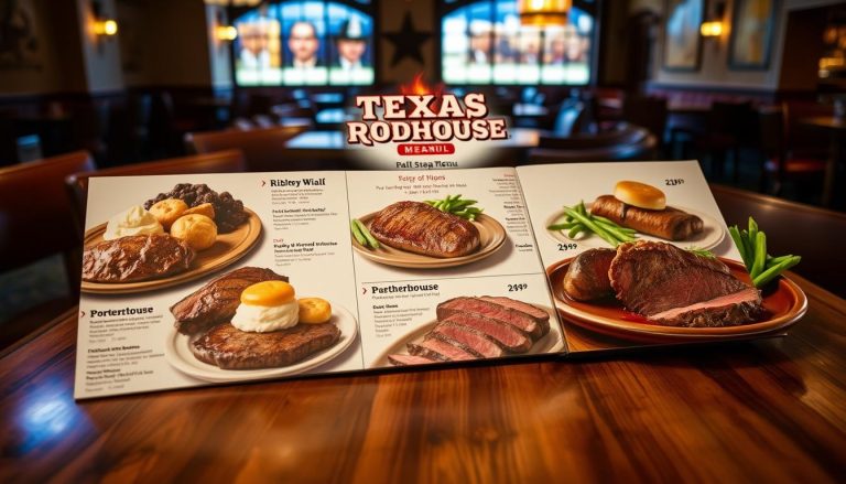 texas roadhouse steak menu