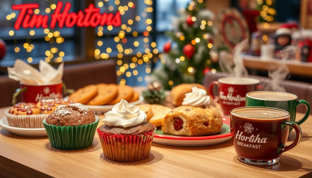 tim hortons christmas menu