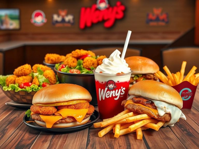 wendy's a la carte menu