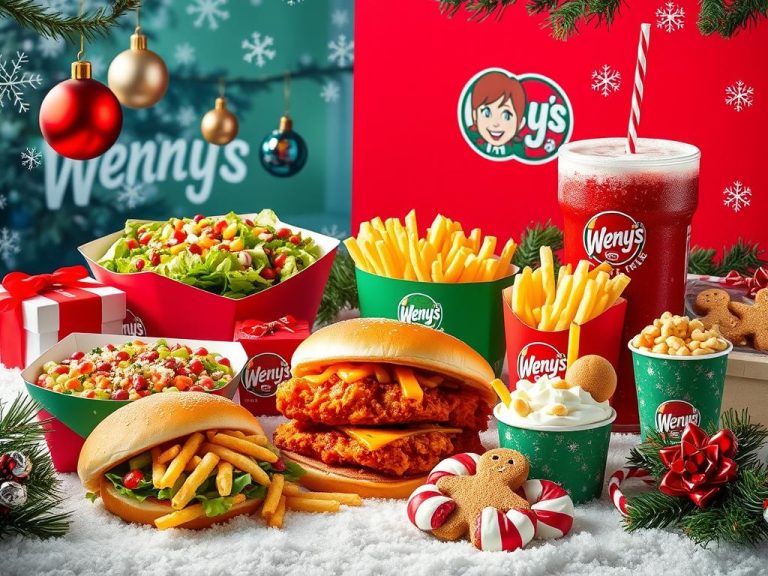 wendy's christmas menu