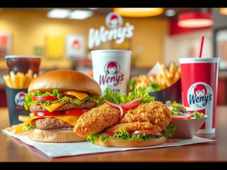 wendy's combo menu