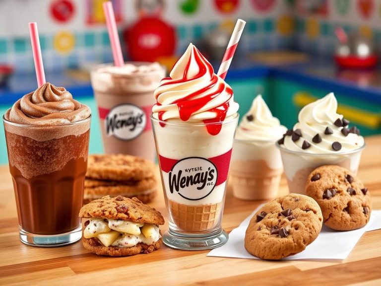 wendy's dessert menu