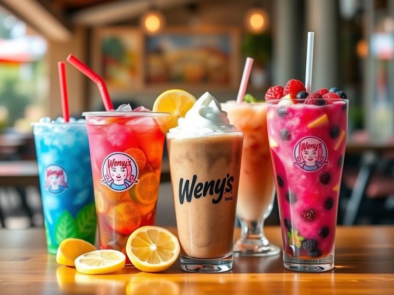 wendy's drink menu