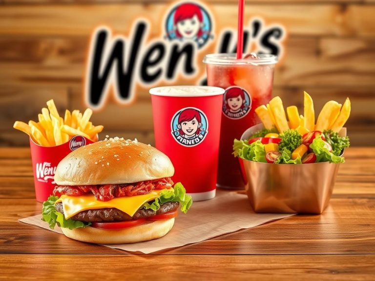 wendy's lunch menu