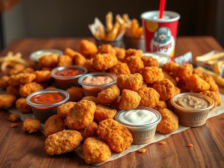 wendy's nuggets menu