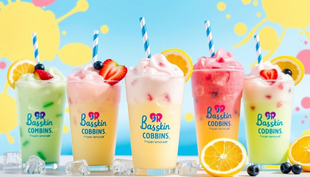 Baskin Robbins Frozen Lemonade Varieties