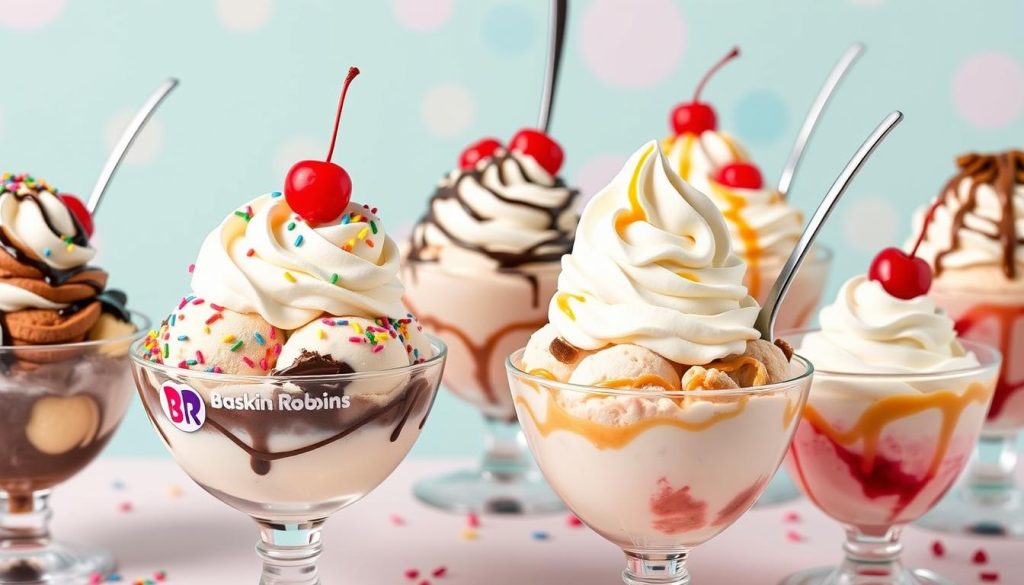 Baskin Robbins Sundae Combinations