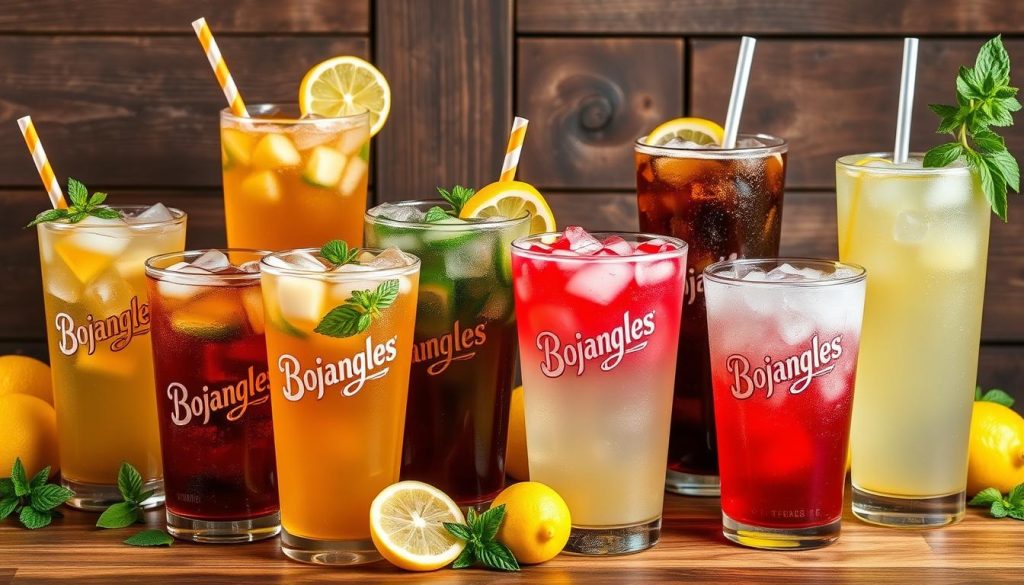 Bojangles Beverage Menu Selection