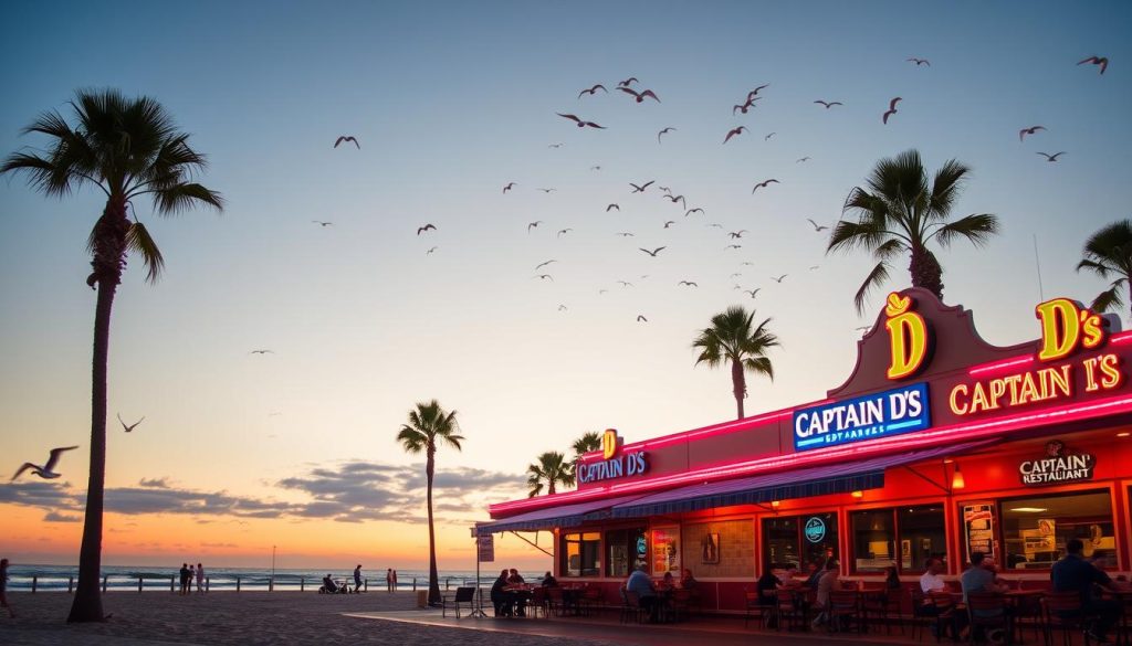 Captain D's fast food seafood restaurant locations