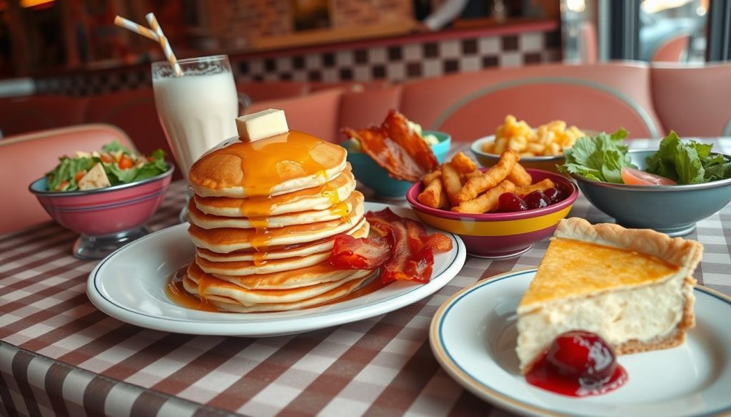 Classic American Diner Menu Comfort Foods