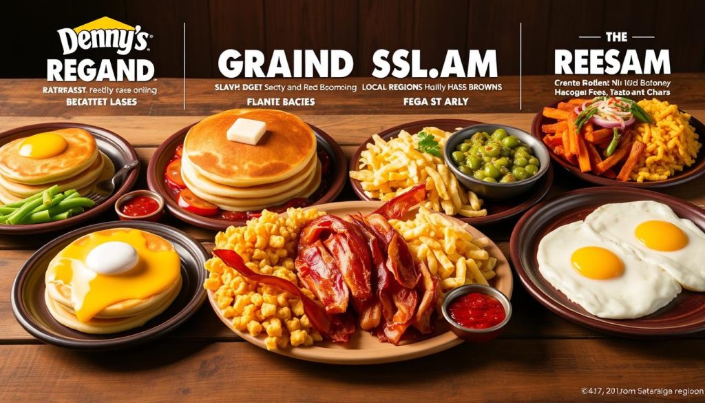 Denny's Grand Slam Regional Menu Variations