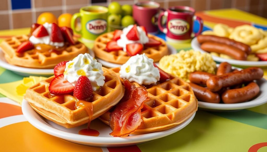 Denny's Grand Slam Waffle Combinations