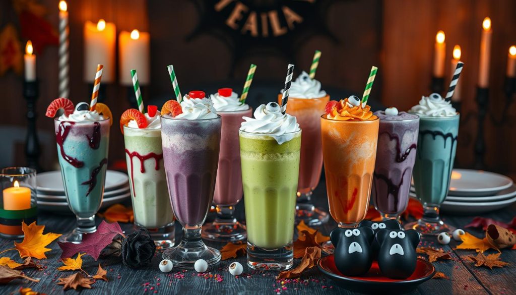 Denny's Halloween Monster Milkshakes