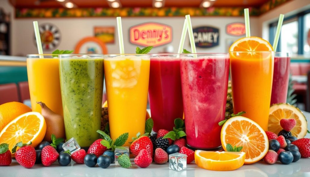 Denny's Juice Menu Smoothies