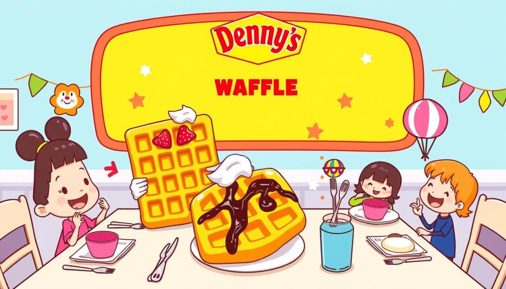 Denny's Kids Waffles Menu