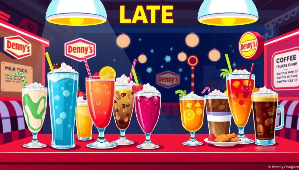 Denny's Late Night Drink Menu