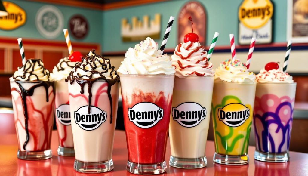 Denny's Milkshakes Variety