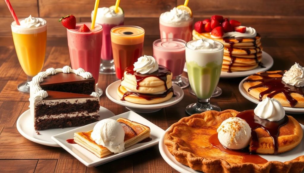 Denny's dessert menu sweet treats