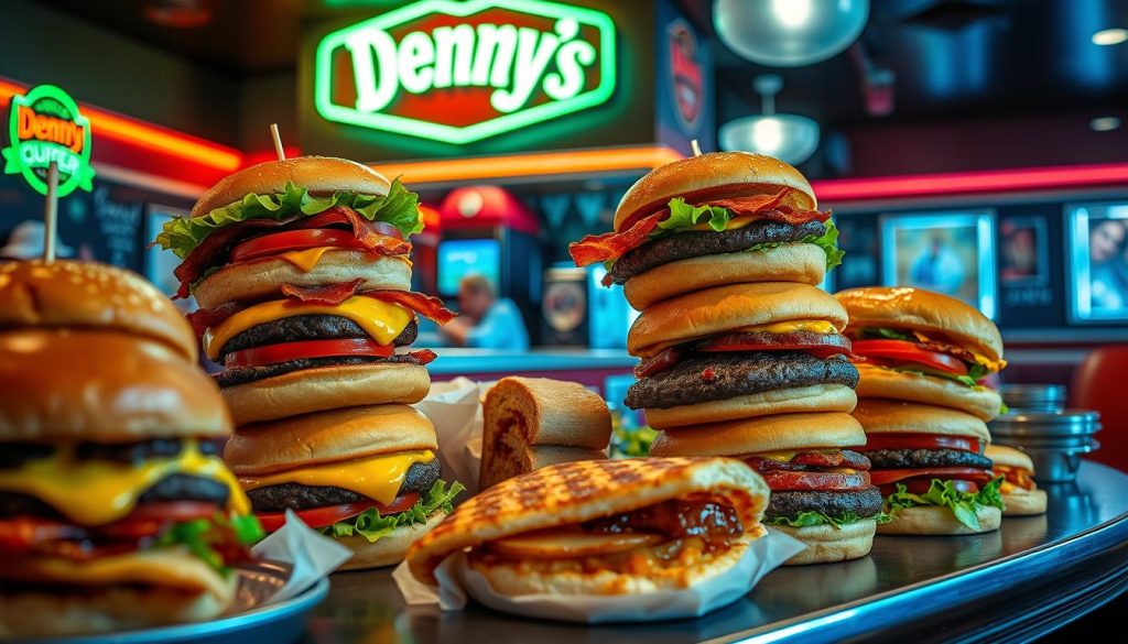 Denny's late night menu burgers