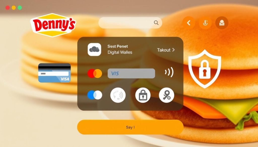 Denny's online ordering payment options