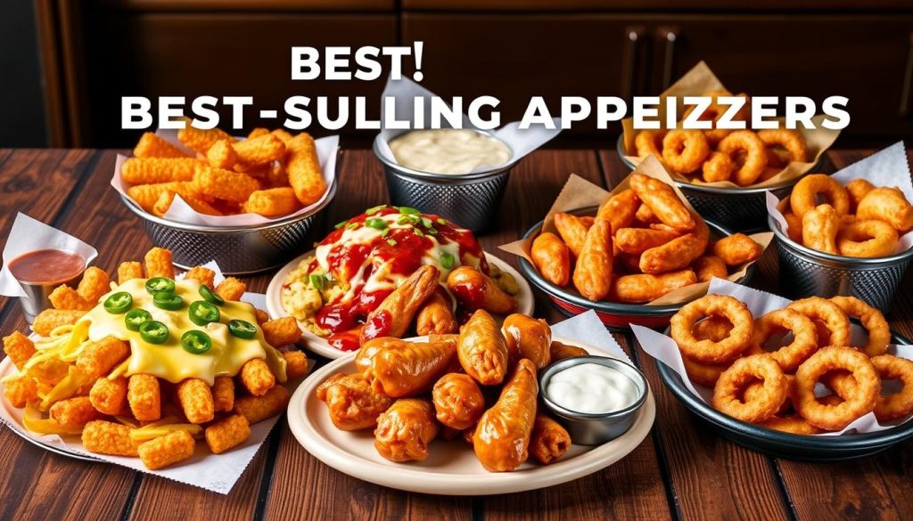 Denny's restaurant appetizers selection