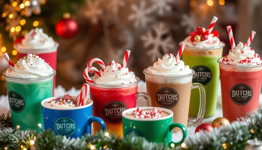 Dutch Bros Christmas Menu Festive Beverages