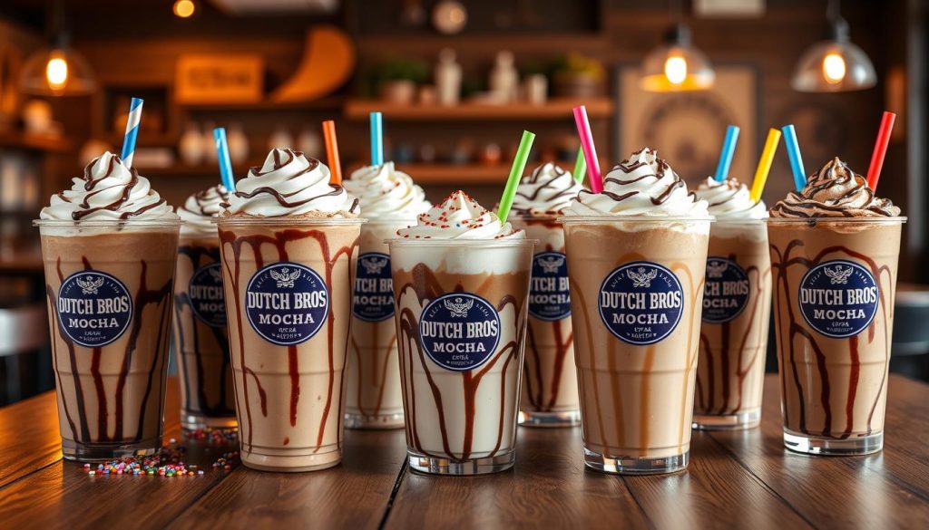 Dutch Bros Popular Mocha Drinks