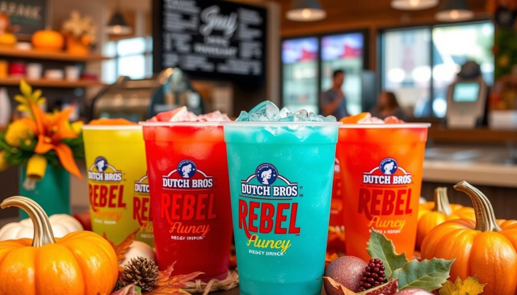 Dutch Bros Seasonal Rebel Energy Drinks