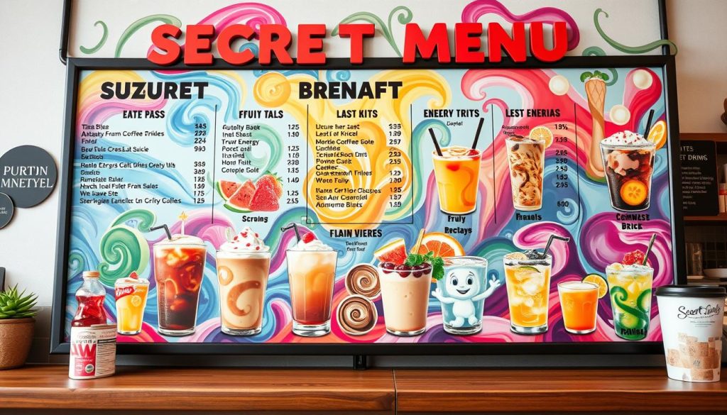 Dutch Bros Secret Energy Drink Menu