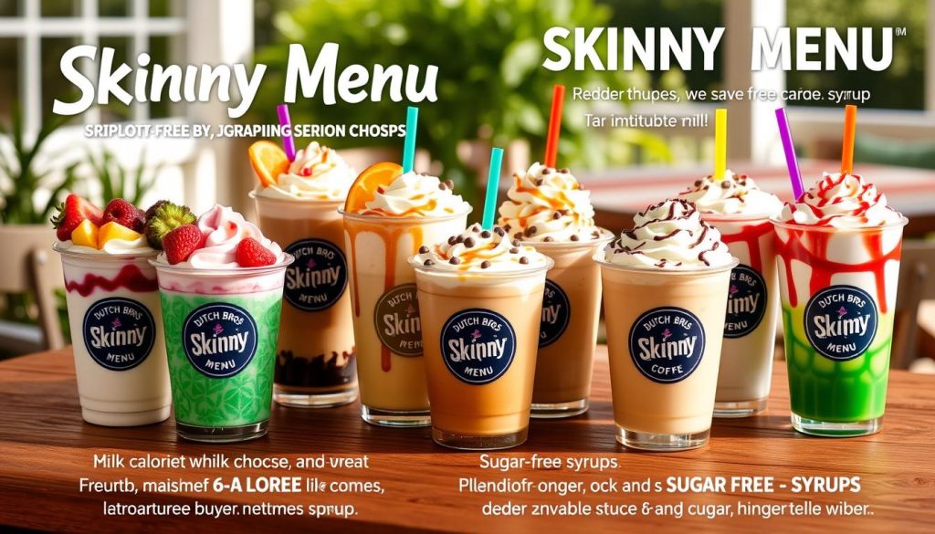 Dutch Bros Skinny Menu Customization