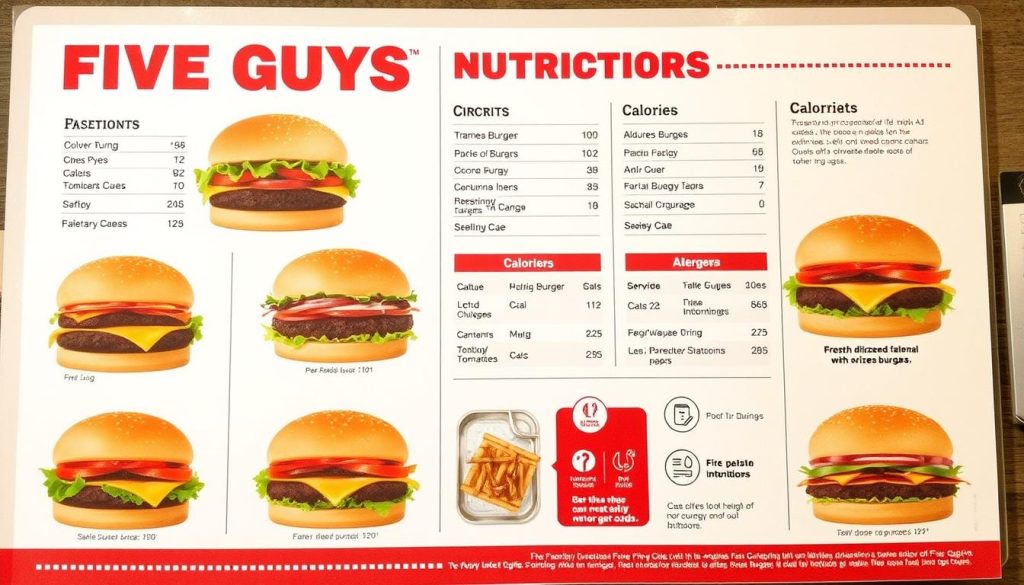 Five Guys Burger Nutrition Guide