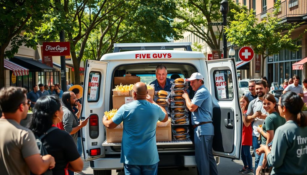 Five Guys Catering Delivery Services