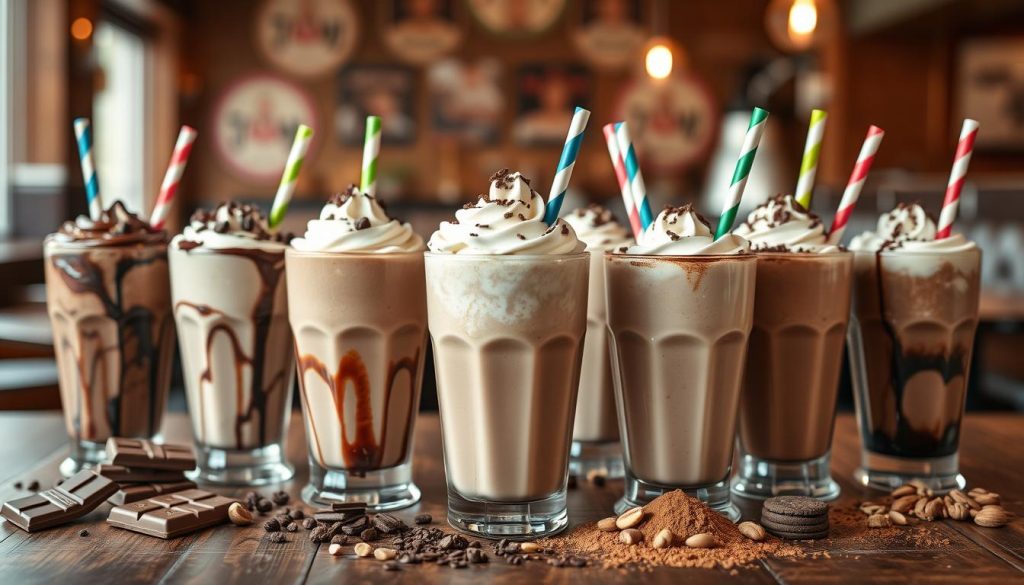 Five Guys Chocolate Milkshake Varieties