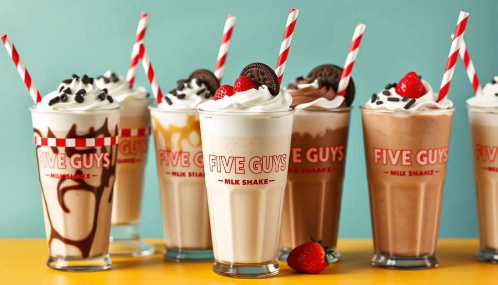 Five Guys Milkshake Mix-in Options