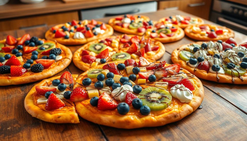 Fruit Dessert Pizza Varieties