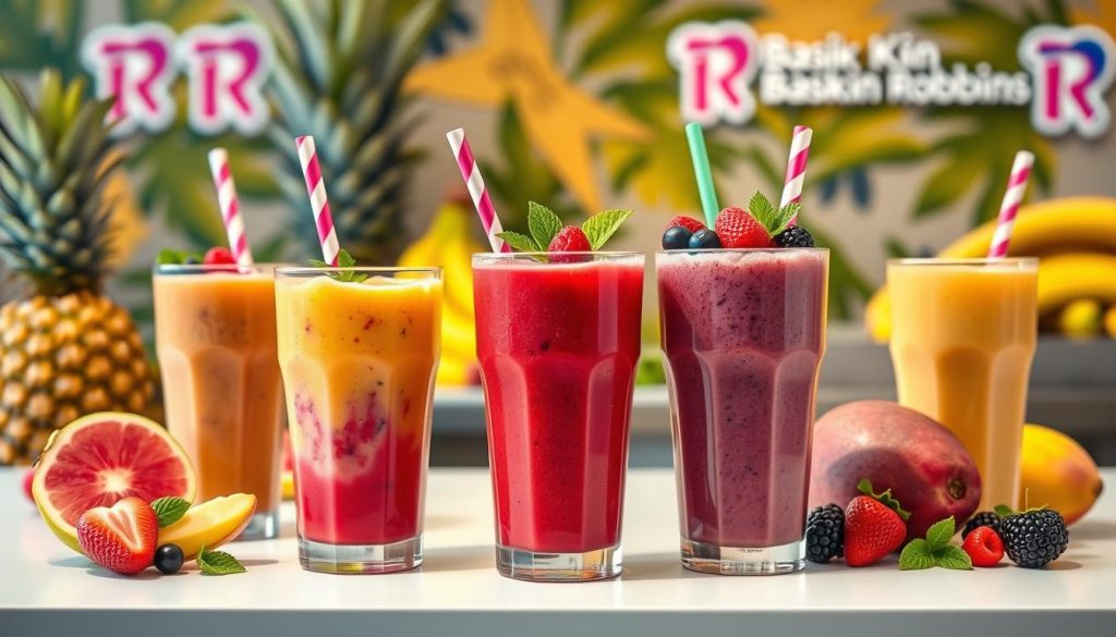 Healthy Smoothie Options at Baskin Robbins