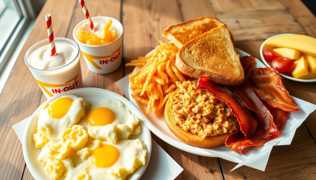 In N Out Breakfast Menu Customer Favorites