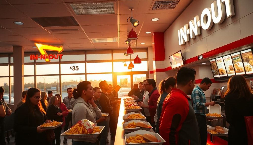 In-N-Out peak hours and ordering times