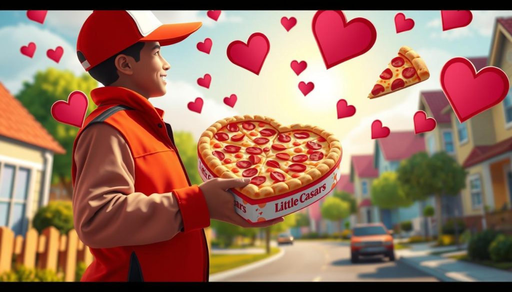 Little Caesars Heart Pizza Delivery