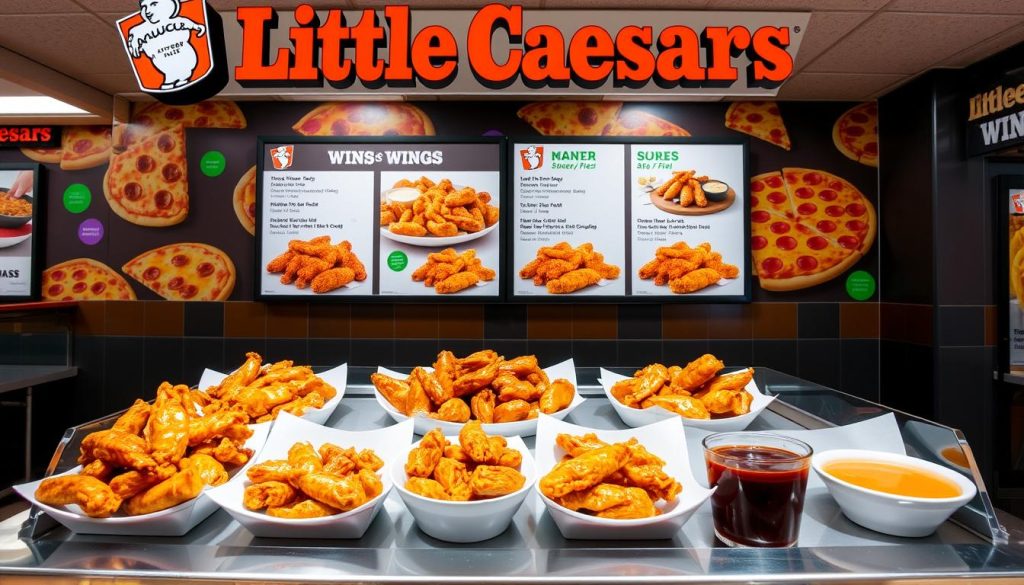 Little Caesars Wings Ordering Options