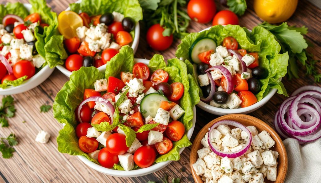 Mediterranean Salad Options at Papa Murphy's