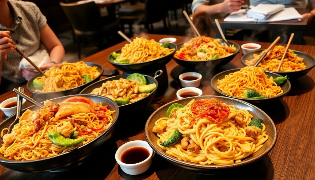 P.F. Chang's family-style noodle platters