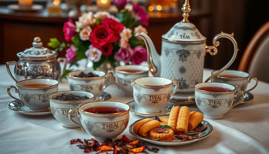 Premium Tea Service Presentation