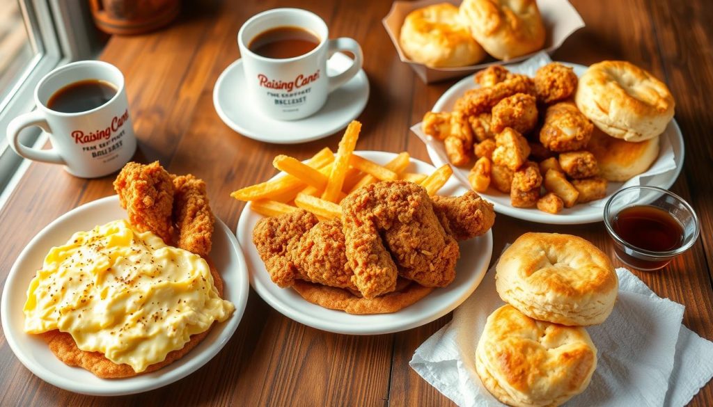 Raising Cane's Breakfast Combo Meals