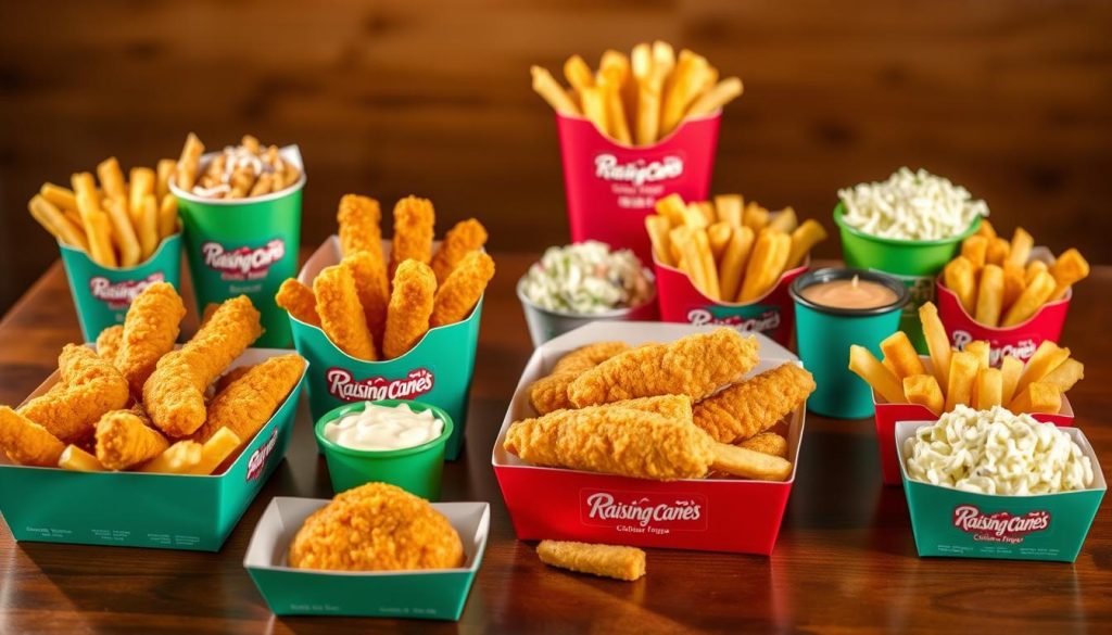 Raising Cane's Chicken Finger Value Meals Comparison