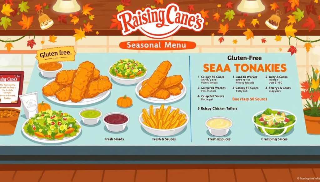 Raising Cane's Seasonal Gluten Free Menu Updates